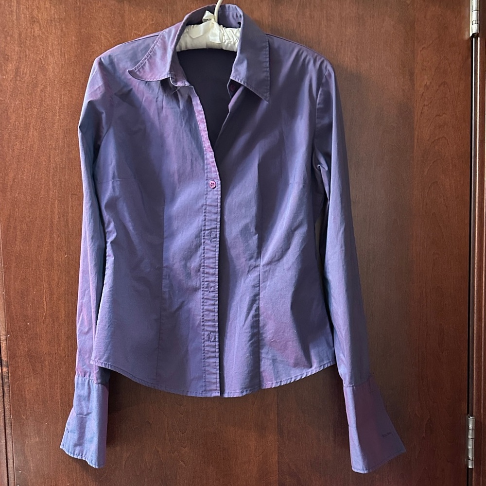 XS juniors Button-Up cuffed Shirt